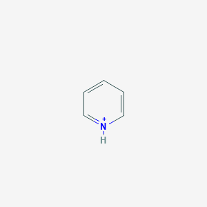 molecular formula HC5H5N(+)<br>C5H6N+ B092312 Pyridinium CAS No. 16969-45-2