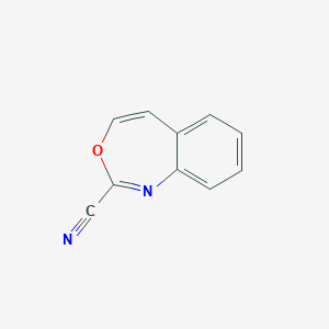 molecular formula C10H6N2O B092317 3,1-Benzoxazepine-2-carbonitrile CAS No. 18457-80-2