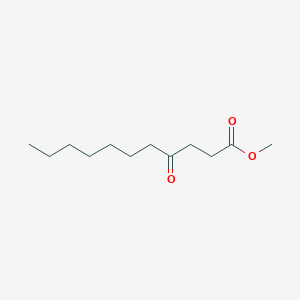 molecular formula C12H22O3 B092320 4-Oxoundecanoic acid methyl ester CAS No. 17349-87-0