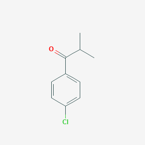 molecular formula C10H11ClO B092321 1-(4-Chlorophenyl)-2-methylpropan-1-one CAS No. 18713-58-1