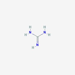 molecular formula CH5N3 B092328 Guanidine CAS No. 113-00-8