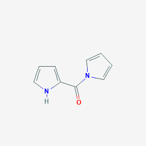 molecular formula C9H8N2O B092329 (1H-Pyrrol-1-yl)(1H-pyrrol-2-yl)methanone CAS No. 16168-90-4