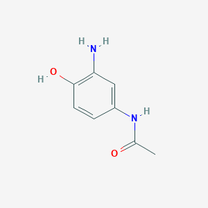 molecular formula C8H10N2O2 B092330 N-(3-Amino-4-hydroxyphenyl)acetamide CAS No. 102-33-0
