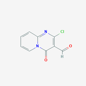 molecular formula C9H5ClN2O2 B092336 2-Chloro-4-oxo-4H-pyrido[1,2-a]pyrimidine-3-carbaldehyde CAS No. 17481-62-8