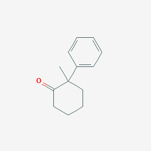 molecular formula C13H16O B092342 2-Methyl-2-phenylcyclohexanone CAS No. 17206-54-1