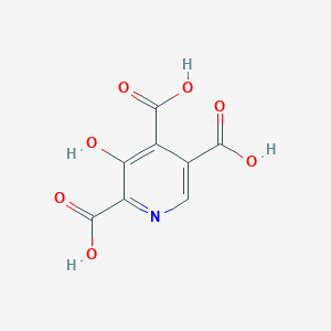 molecular formula C8H5NO7 B092346 3-Hydroxypyridine-2,4,5-tricarboxylic acid CAS No. 17285-98-2