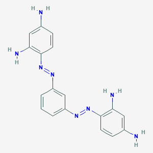 molecular formula C18H18N8 B092351 Basic Brown 1 CAS No. 10114-58-6