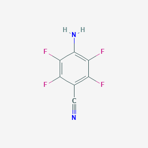 molecular formula C7H2F4N2 B092354 4-Amino-2,3,5,6-tetrafluorobenzonitrile CAS No. 17823-38-0