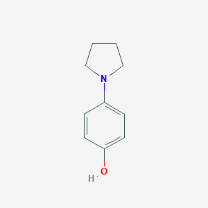 molecular formula C10H13NO B092362 4-(Pyrrolidin-1-yl)phenol CAS No. 1008-97-5