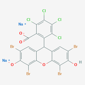 molecular formula C20H4Br4Cl4Na2O5 B092363 Acid red 92 CAS No. 18472-87-2