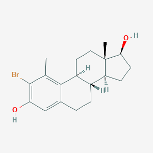 molecular formula C19H25BrO2 B092365 Estra-1,3,5(10)-triene-3,17-diol, 2-bromo-1-methyl-, (17beta)- CAS No. 16373-36-7