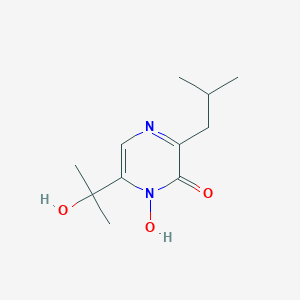 molecular formula C11H18N2O3 B092380 Mutaaspergillic acid CAS No. 15272-17-0