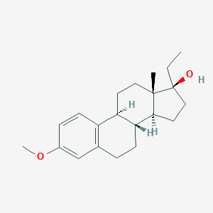 molecular formula C21H30O2 B092382 17alpha-Ethylestradiol 3-methyl ether CAS No. 17550-03-7