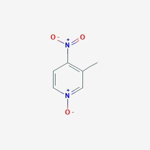 molecular formula C6H6N2O3 B092384 3-Methyl-4-nitropyridine 1-oxide CAS No. 1074-98-2