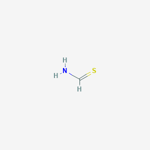 molecular formula CH3NS B092385 Thioformamide CAS No. 115-08-2
