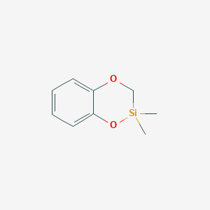 molecular formula C9H12O2Si B092388 2,2-Dimethyl-2,3-dihydro-1,4,2-benzodioxasilin CAS No. 17878-02-3