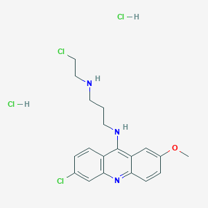 molecular formula C19H23Cl4N3O B092389 Icr-191 dihydrochloride CAS No. 17070-45-0