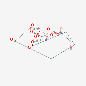molecular formula C12H10Cu3O14 B092397 Copper citrate CAS No. 17263-57-9