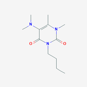 Uracil, 3-butyl-5-(dimethylamino)-1,6-dimethyl-