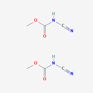 molecular formula C3H4N2O2 B009241 Methylcyanocarbamate dimer CAS No. 100753-38-6