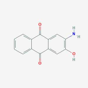 molecular formula C14H9NO3 B092412 2-Amino-3-hydroxyanthraquinone CAS No. 117-77-1