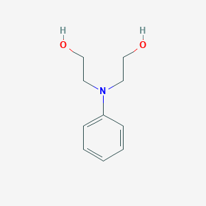 molecular formula C10H15NO2 B092416 N-Phenyldiethanolamine CAS No. 120-07-0
