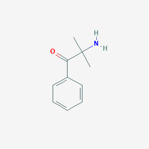 molecular formula C10H13NO B092419 2-Amino-2-methyl-1-phenylpropan-1-one CAS No. 18903-69-0