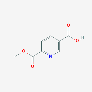 molecular formula C8H7NO4 B092421 6-(Methoxycarbonyl)nicotinic acid CAS No. 17874-76-9