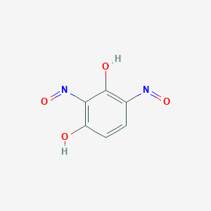 molecular formula C6H4N2O4 B092424 (2E,6E)-2,6-bis(hydroxyimino)cyclohex-4-ene-1,3-dione CAS No. 118-02-5
