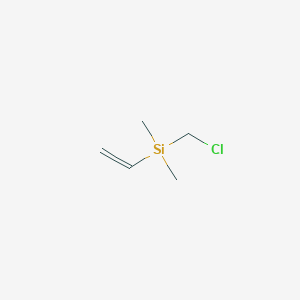 molecular formula C5H11ClSi B092431 (Chloromethyl)dimethylvinylsilane CAS No. 16709-86-7