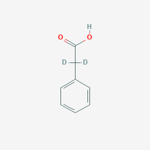 molecular formula C8H8O2 B092438 Phenylacetic-2,2-d2 acid CAS No. 1076-07-9