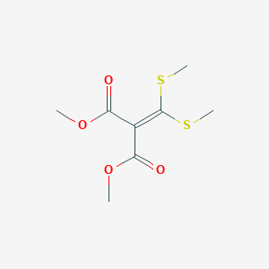 molecular formula C8H12O4S2 B009244 2-[二(甲硫基)亚甲基]丙二酸二甲酯 CAS No. 19607-08-0