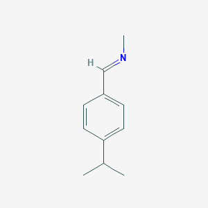 molecular formula C11H15N B092444 N-methyl-1-(4-propan-2-ylphenyl)methanimine CAS No. 17972-10-0