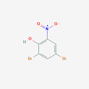 molecular formula C6H3Br2NO3 B092448 2,4-二溴-6-硝基苯酚 CAS No. 15969-09-2