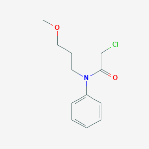 molecular formula C12H16ClNO2 B009245 Acetanilide, 2-chloro-N-(3-methoxypropyl)- CAS No. 102411-02-9
