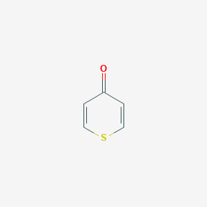 molecular formula C5H4OS B092450 4H-Thiopyran-4-one CAS No. 1003-41-4