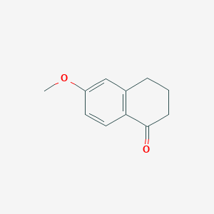 molecular formula C11H12O2 B092454 6-Methoxy-1-tetralone CAS No. 1078-19-9