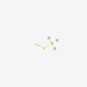 molecular formula CH6SSi B092458 Silane, (methylthio)- CAS No. 16643-15-5