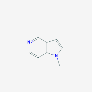 molecular formula C9H10N2 B009246 1,4-Dimethyl-1H-pyrrolo[3,2-c]pyridine CAS No. 102839-50-9