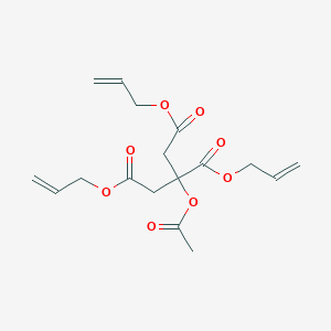 molecular formula C17H22O8 B092473 Triallyl acetylcitrate CAS No. 115-72-0