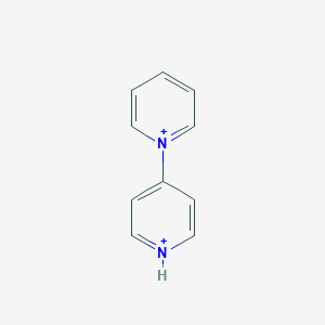 molecular formula C10H10N2+2 B092474 1-Pyridin-1-ium-4-ylpyridin-1-ium CAS No. 16077-77-3