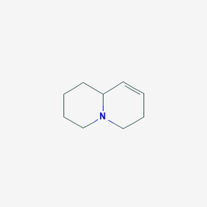 molecular formula C9H15N B092480 1,3,4,6,7,9a-Hexahydro-2H-quinolizine CAS No. 1004-90-6