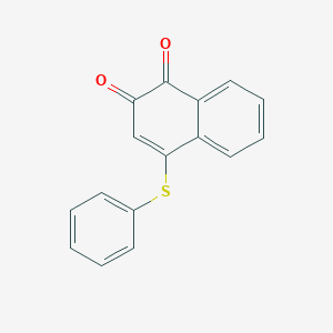 1,2-Naphthoquinone, 4-(phenylthio)-