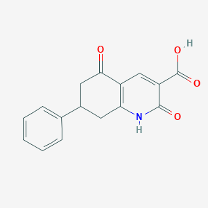 2,5-Dioxo-7-phenyl-1,2,5,6,7,8-hexahydroquinoline-3-carboxylic acid