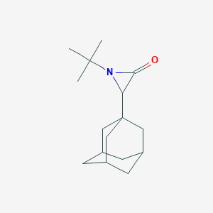 molecular formula C16H25NO B092490 2-Aziridinone, 3-(1-adamantyl)-1-tert-butyl- CAS No. 16664-32-7