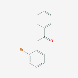 molecular formula C14H11BrO B092510 2-(2-Bromophenyl)acetophenone CAS No. 16897-97-5