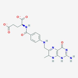 5-Methyl-5,6-dihydropteroylglutamic acid