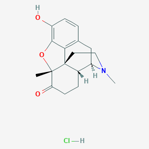 molecular formula C18H22ClNO3 B092516 Metopon hydrochloride CAS No. 124-92-5