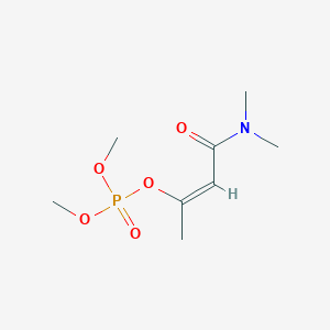 molecular formula C8H16NO5P B092529 (Z)-3-(Dimethylamino)-1-methyl-3-oxoprop-1-enyl dimethyl phosphate CAS No. 18250-63-0