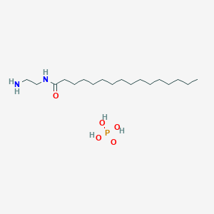 molecular formula C18H41N2O5P B009253 N-(2-Aminoethyl)palmitamide phosphate CAS No. 100021-82-7